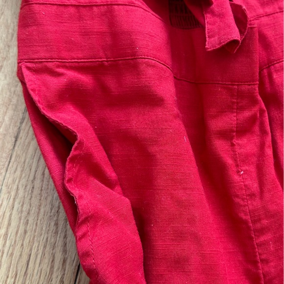 Abercrombie & Fitch red cut-out romper. Size XS - Picture 6 of 8